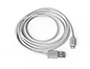 Groovy Cable USB 2.0 a Apple Lightning, 2 metros, Color Blanco, para iPhone, iPad (a partir del 5), Carga y Sincronización, Máxima Resistencia
