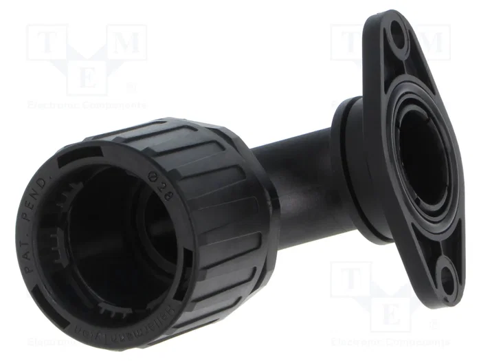 HELLERMANNTYTON Conector angular 90° HelaGuard negro HELLERMANNTYTON Conector angular 90° HelaGuard negro