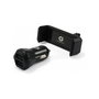 Conceptronic CUSBCAR2AKIT Cargador de Coche 2 Puertos USB-A 10W Negro