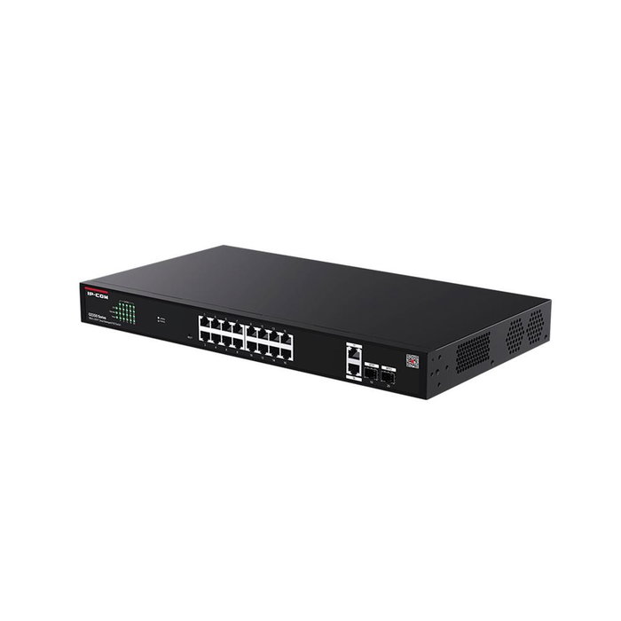 Ip-com Switch G2220P - Switch PoE Gigabit Gestionado en la Nube, 16 Puertos PoE (802.3af/at) + 2 SFP, 230W, Montaje Rack