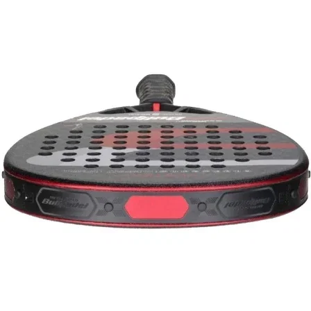 Bullpadel Palas de Pádel Vertex 03 Pro 2022 (Vértice 03 P 22) - Modelo de Juan Tello y Fede Chingotto, Forma Diamante, Color Negro y Roja/Naranja