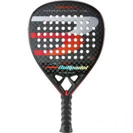Bullpadel Palas de Pádel Vertex 03 Pro 2022 (Vértice 03 P 22) - Modelo de Juan Tello y Fede Chingotto, Forma Diamante, Color Negro y Roja/Naranja
