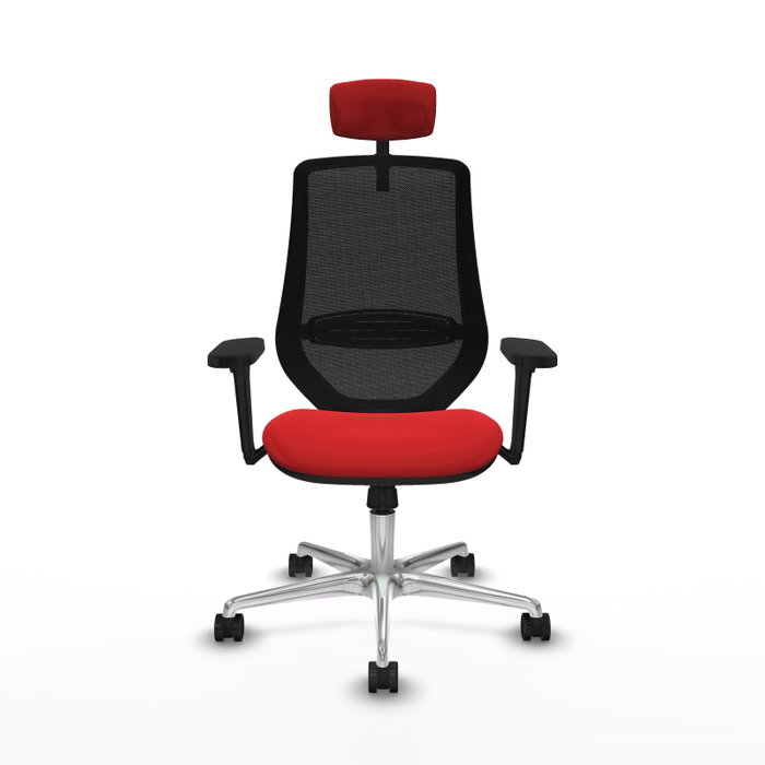PIQUERAS Y CRESPO Silla de oficina Mardos con mecanismo Sincro, Rojo y Negro PIQUERAS Y CRESPO Silla de oficina Mardos con mecanismo Sincro, Rojo y Negro