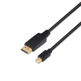 AISENS - CABLE MINI DP A DISPLAYPORT V1.2 4K@60HZ, MDP/M-DP/M, NEGRO, 3.0M