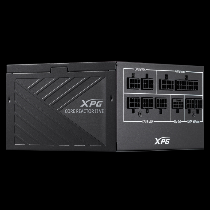 XPG CORE REACTOR II VE 850W Unidad de Fuente de Alimentación ATX 3.1 80 PLUS Gold Totalmente Modular Negro 850W