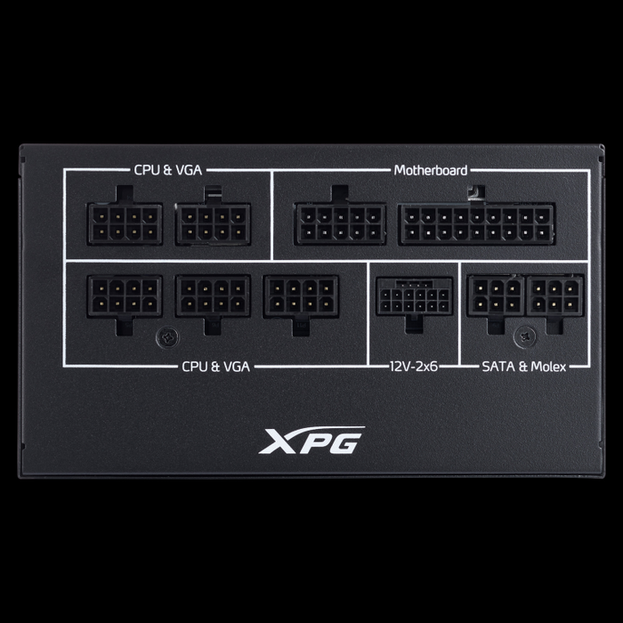 XPG CORE REACTOR II VE 850W Unidad de Fuente de Alimentación ATX 3.1 80 PLUS Gold Totalmente Modular Negro 850W