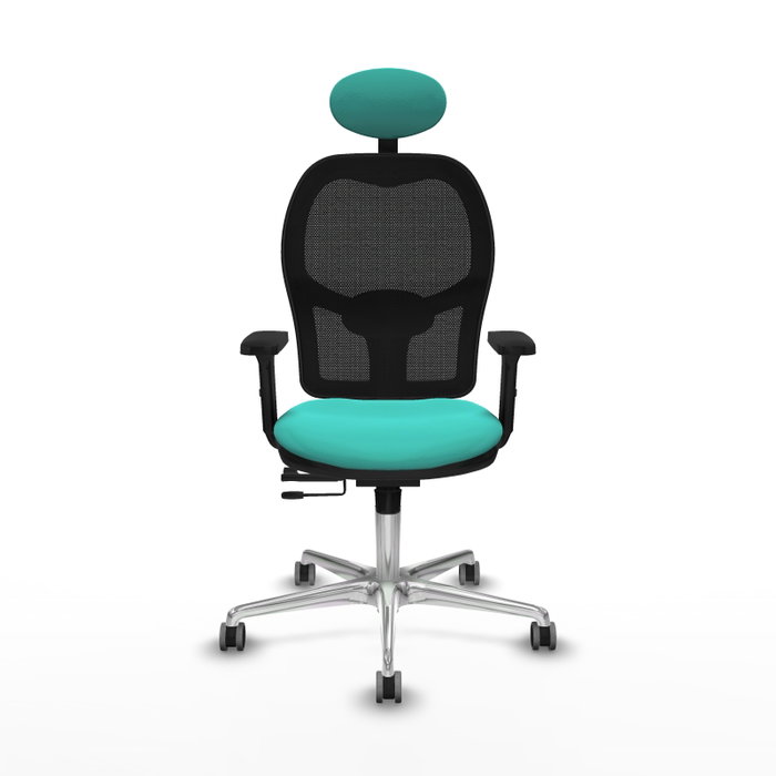 PIQUERAS Y CRESPO Silla de oficina Jorquera con mecanismo Sincro/Traslack Turquesa PIQUERAS Y CRESPO Silla de oficina Jorquera con mecanismo Sincro/Traslack Turquesa
