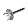UNOLD ESGE-Zauberstab M 122 S Batidora de Inmersión, 140 W, Tazón 0.6 L, 2 Velocidades, Puño Ergonómico, Blanco