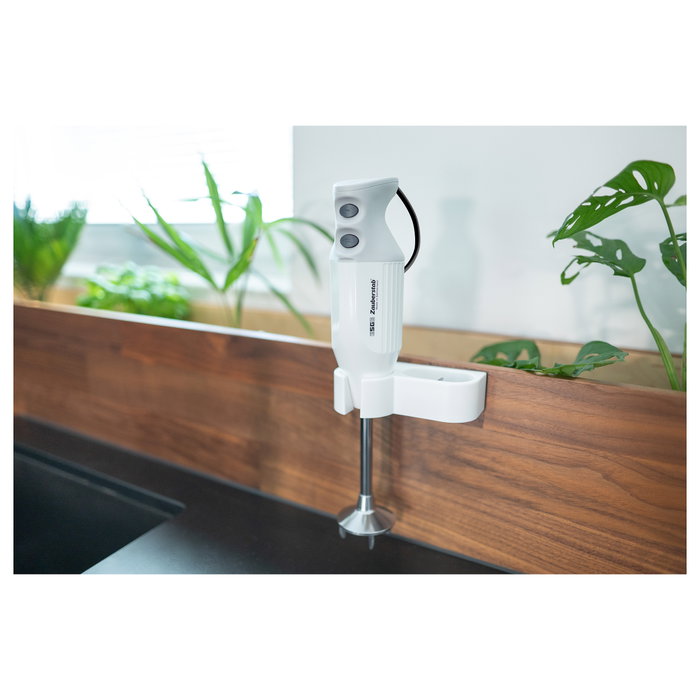 UNOLD ESGE-Zauberstab M 122 S Batidora de Inmersión, 140 W, Tazón 0.6 L, 2 Velocidades, Puño Ergonómico, Blanco