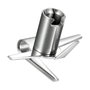 UNOLD ESGE-Zauberstab M 122 S Batidora de Inmersión, 140 W, Tazón 0.6 L, 2 Velocidades, Puño Ergonómico, Blanco