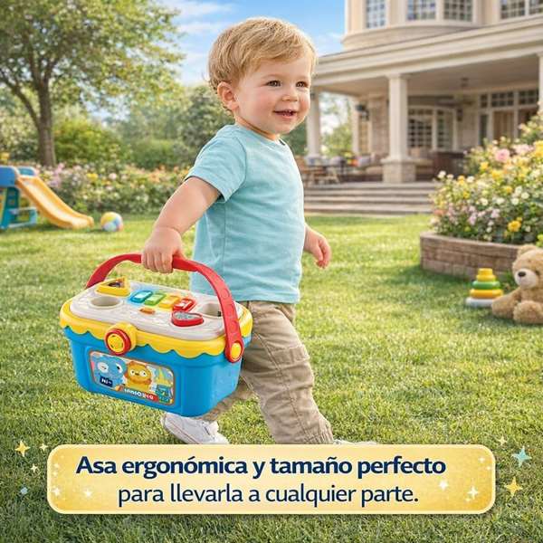 Jugatoys - misprimerosjuguetes Cesta actividades infantiles 25x18x14cm Jugatoys - misprimerosjuguetes Cesta actividades infantiles 25x18x14cm