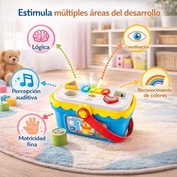 Jugatoys - misprimerosjuguetes Cesta actividades infantiles 25x18x14cm Jugatoys - misprimerosjuguetes Cesta actividades infantiles 25x18x14cm