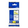 Brother Cinta Laminada TZe-S241 Superadhesiva 18 mm Negro sobre Blanco