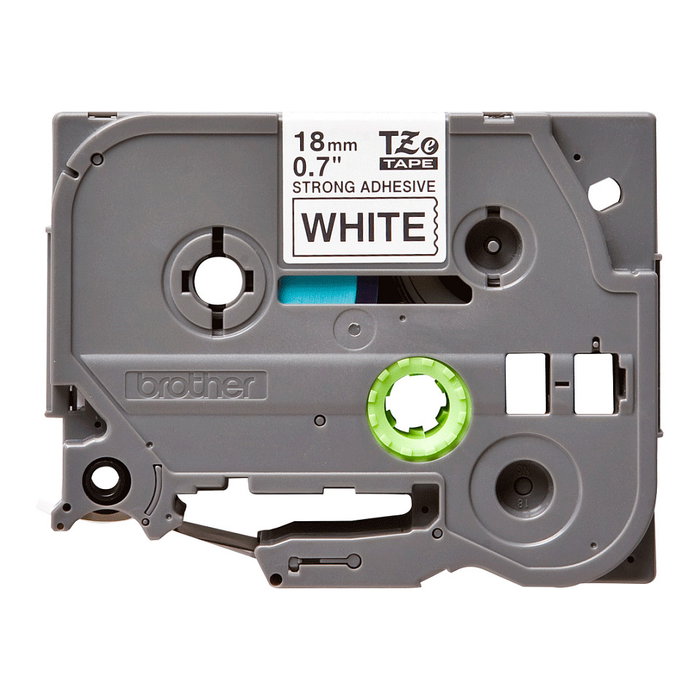 Brother Cinta Laminada TZe-S241 Superadhesiva 18 mm Negro sobre Blanco Brother Cinta Laminada TZe-S241 Superadhesiva 18 mm Negro sobre Blanco