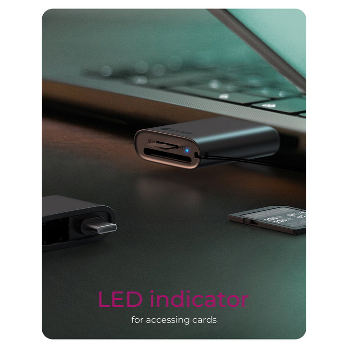 ICY BOX IB-CR204-CU3 Lector de tarjetas 2 en 1 USB 3.2 Gen 1 Dual USB-A/USB-C ICY BOX IB-CR204-CU3 Lector de tarjetas 2 en 1 USB 3.2 Gen 1 Dual USB-A/USB-C