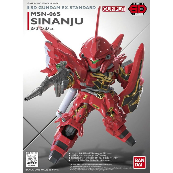 Bandai SD Gundam EX-Standard Sinanju Maqueta Modelo Kit