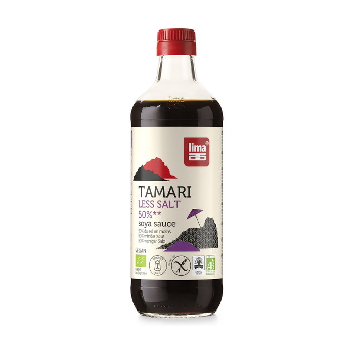 Lima Tamari Salsa de Soja 50% Menos Sal 500ml Sabor Umanami Lima Tamari Salsa de Soja 50% Menos Sal 500ml Sabor Umanami