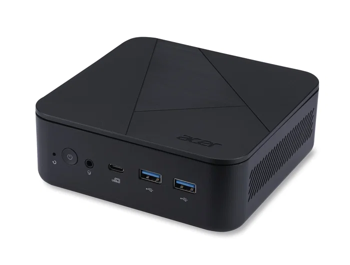 Acer VN1502G-13H5U Mini PC Negro Intel Core i5-13420H 13ª Gen, 8 núcleos, 12 hilos, 4.6 GHz, Intel UHD Graphics, Ethernet, 120W