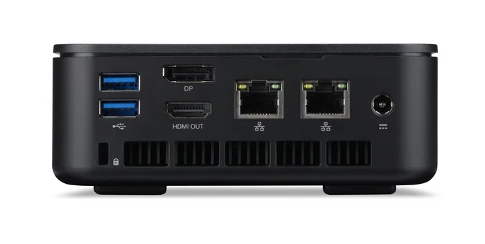 Acer VN1502G-13H5U Mini PC Negro Intel Core i5-13420H 13ª Gen, 8 núcleos, 12 hilos, 4.6 GHz, Intel UHD Graphics, Ethernet, 120W