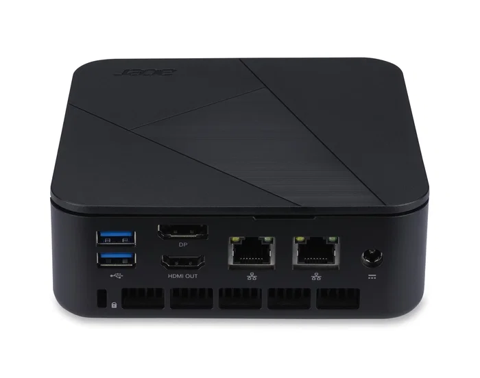 Acer VN1502G-13H5U Mini PC Negro Intel Core i5-13420H 13ª Gen, 8 núcleos, 12 hilos, 4.6 GHz, Intel UHD Graphics, Ethernet, 120W
