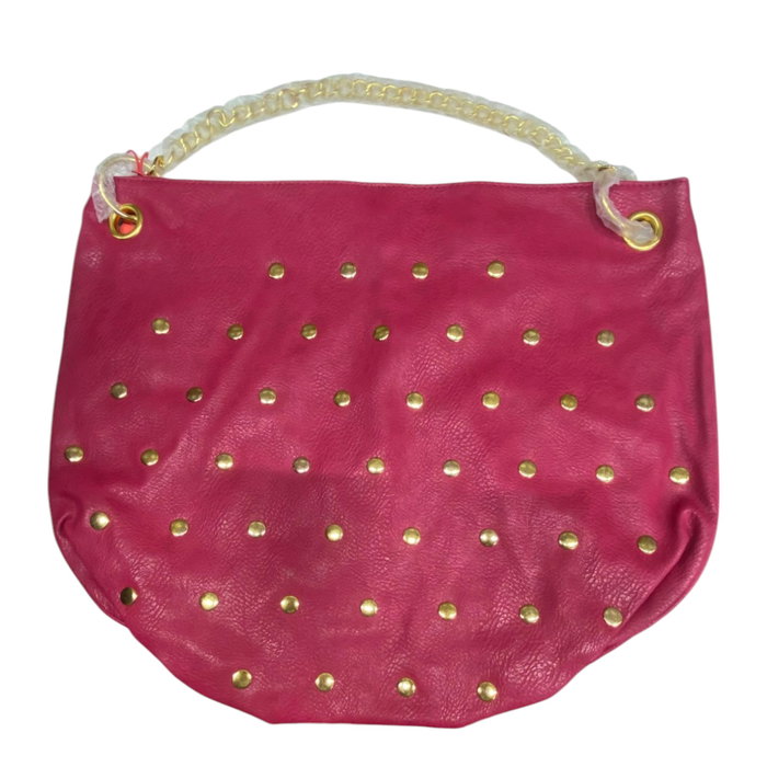 Minajesty, Cuero sintético, Vegano, Bolsa de tela, Tote, Rosa, Para mujeres, 17,5 x 10 x 2,5 cm