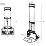 Aktive Carro multiusos extensible 40x40x63/100 cm
