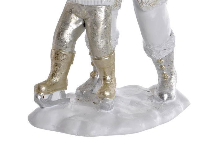 DKD Home Decor Figura Navidad Moderna Gris Blanco 8 x 20.5 x 10.5 cm (2 Unidades) DKD Home Decor Figura Navidad Moderna Gris Blanco 8 x 20.5 x 10.5 cm (2 Unidades)