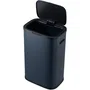 Kitchen Move AAARX18751 - Cubo de basura de cocina 60L acero inoxidable gris con apertura por pulsación