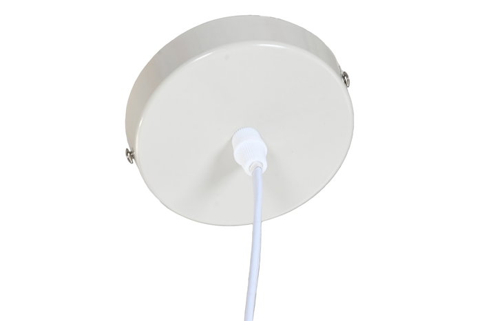 DKD Home Decor Lámpara Techo Urban Bubla Crudo Blanco 50 x 30 x 50 cm