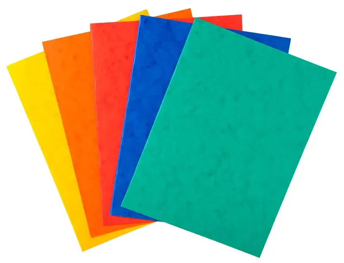 Exacompta Subcarpeta de Cartulina Lustrada Din A4 Colores Surtidos