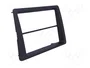 METRA Bastidor de montaje de radio para Honda Civic 2001-2005, 2 ISO, negro