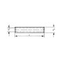 Klauke Conector de compresión para conductor sólido 16 mm² estañado