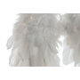 DKD Home Decor Decoración Colgante Pluma y Alas Surtido Dorado y Blanco