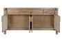 DKD Home Decor Buffet Oriental 90 x 183 x 57 cm Madera Reciclada y Olmo Natural 4 Cajones 4 Puertas