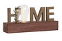 DKD Home Decor Decoración Luminosa Fall Shabby Natural Marrón 8 x 17 x 34 cm (2 Unidades)