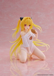 To Love-Ru Darkness Estatua PVC Desktop Cute Figure Golden Darkness Roomwear Ver. 13 cm