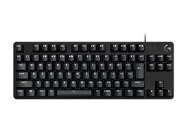 Logitech G413 TKL SE Teclado para juegos mecánico retroiluminación LED blanca perfil compacto negro 920-010446