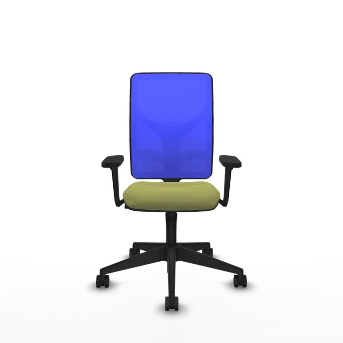 PIQUERAS Y CRESPO Silla de oficina Motilla con mecanismo Sincro, Verde oliva y Azul PIQUERAS Y CRESPO Silla de oficina Motilla con mecanismo Sincro, Verde oliva y Azul
