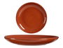 La Dehesa Plato Chuleton Barro Refractario Diam 23 cm Miel (Set de 10)