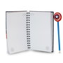Caja Regalo con Cuaderno y Lápiz Fashion Patriot Marvel Capitán América Multicolor