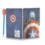 Caja Regalo con Cuaderno y Lápiz Fashion Patriot Marvel Capitán América Multicolor
