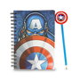Caja Regalo con Cuaderno y Lápiz Fashion Patriot Marvel Capitán América Multicolor
