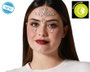 Joyas faciales adhesivas iridiscentes glow in the dark con lágrimas