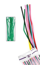 Limpia Pipas Varilla Verde 30 Cms. Bolsa De 40 (Set de 12)