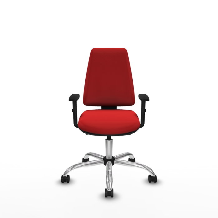 PIQUERAS Y CRESPO Silla de oficina Elche con mecanismo Asincro en Rojo PIQUERAS Y CRESPO Silla de oficina Elche con mecanismo Asincro en Rojo