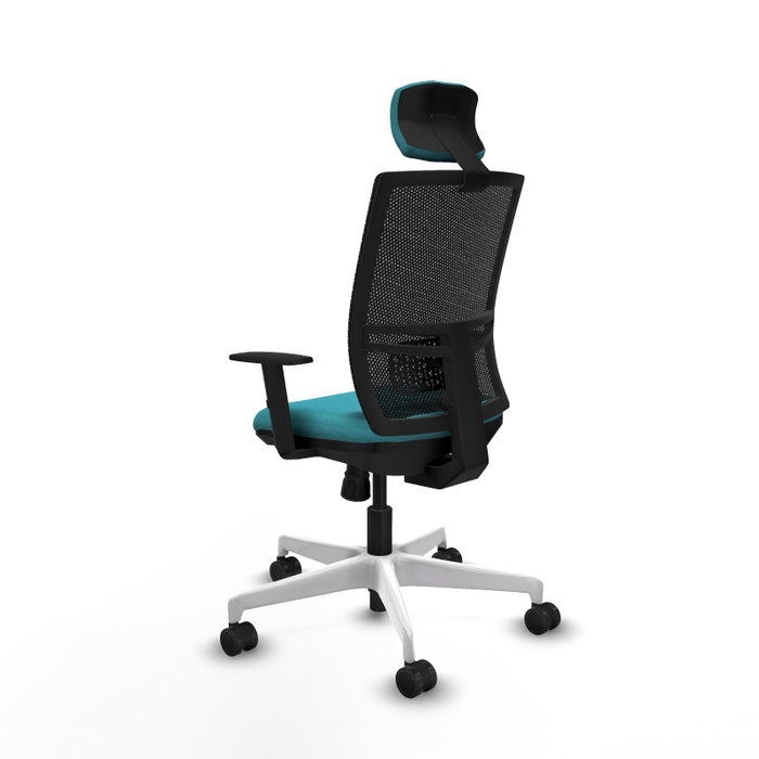 PIQUERAS Y CRESPO Silla de oficina Yunquera Turquesa y Negro PIQUERAS Y CRESPO Silla de oficina Yunquera Turquesa y Negro
