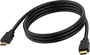 Vision TC 1MHDMI8K/BL Cable HDMI 2.1 48 Gbps 8K 60Hz 1m, Conectores Chapados en Oro, Doble Blindaje, HDMI Macho a HDMI Macho, Negro