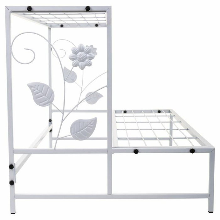 Soporte para Maceta Alexandra House Living Blanco Hierro 44 x 44 x 80 cm Soporte para Maceta Alexandra House Living Blanco Hierro 44 x 44 x 80 cm