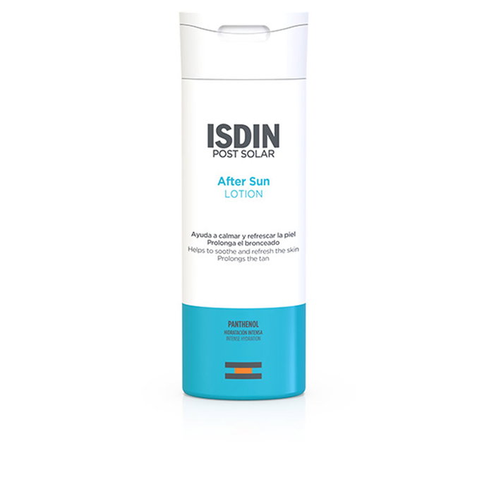 ISDIN Post Solar Loción After Sun con Pantenol 250 ml - Hidratante y Calmante para el Cuidado de la Piel Tras la Exposición Solar ISDIN Post Solar Loción After Sun con Pantenol 250 ml - Hidratante y Calmante para el Cuidado de la Piel Tras la Exposición Solar