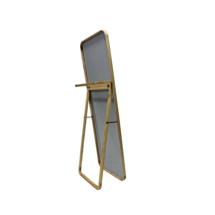 DKD Home Decor Espejo de Vestidor Pino y Cristal Natural 52x40x167 cm